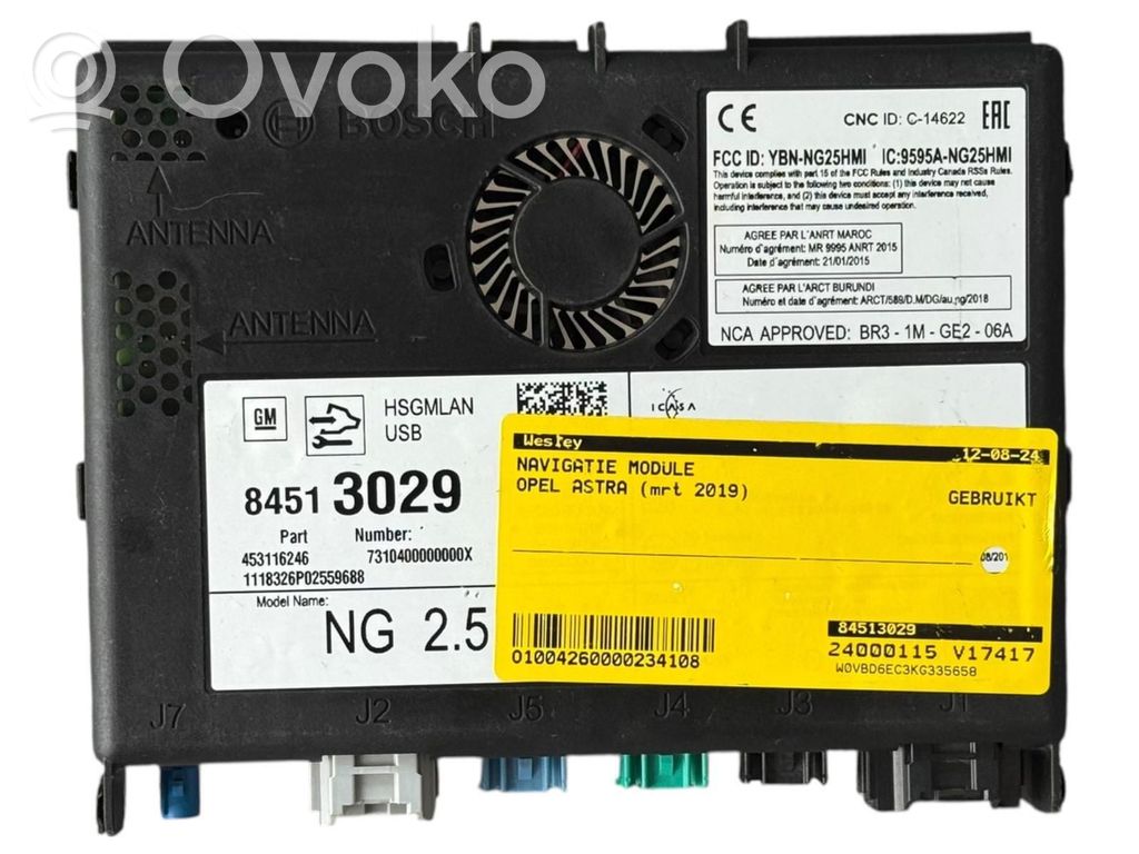 Opel Astra K Other control units/modules 