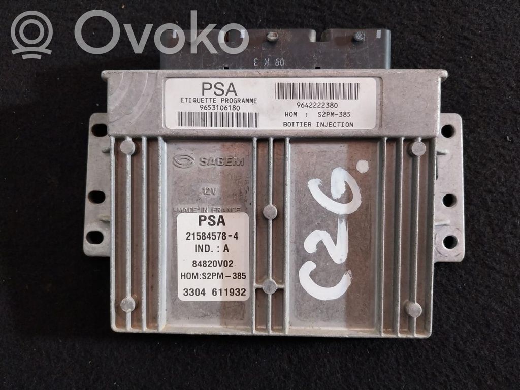 Citroen C3 Engine control unit/module ECU 