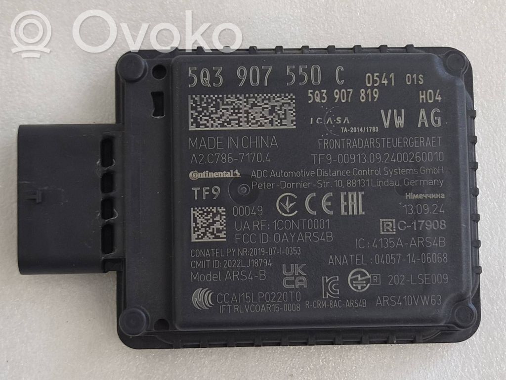 Skoda Octavia Mk4 Radarsensor Abstandsradar 