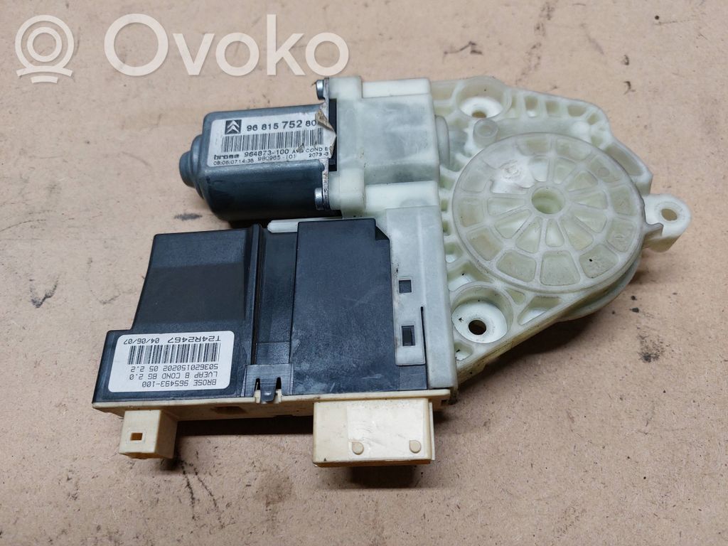Silnik regulatora szyby drzwi przednich   9681575280,964873100,980965101