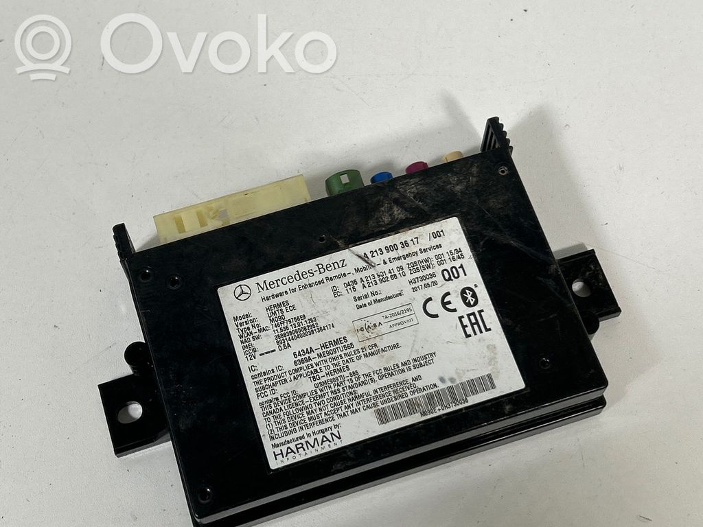 Mercedes-Benz GLC C253 Bluetooth control unit module 