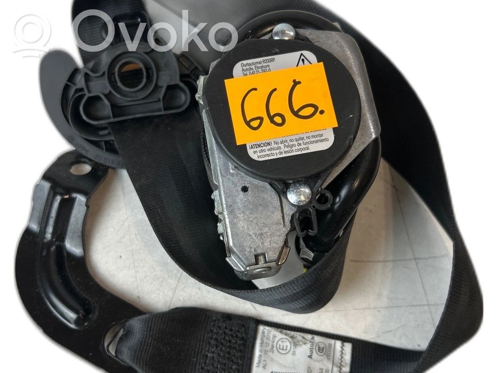 Volkswagen Golf VI juego de cinturones de seguridad 