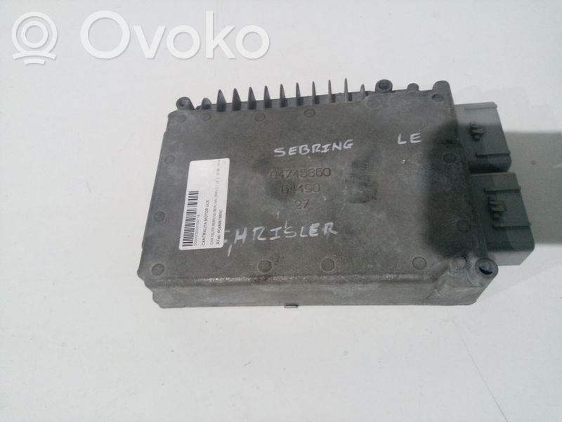 Chrysler Sebring (ST-22 - JR) Calculateur moteur ECU 
