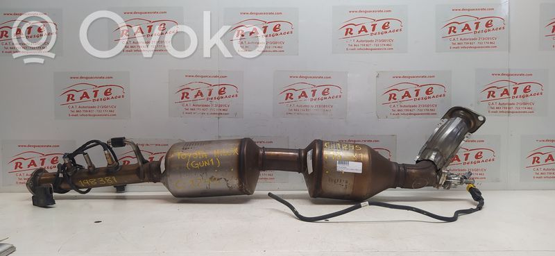Toyota Hilux (AN120, AN130) Filtro antiparticolato catalizzatore/FAP/DPF 