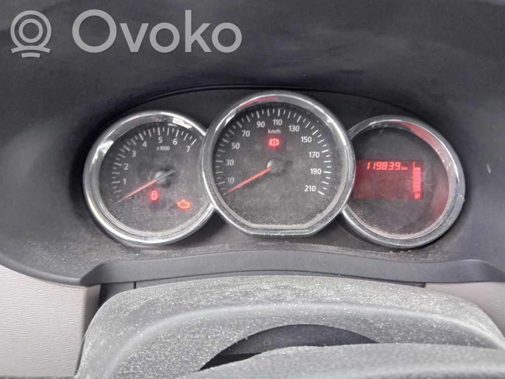 Dacia Lodgy Spidometrs (instrumentu panelī) 