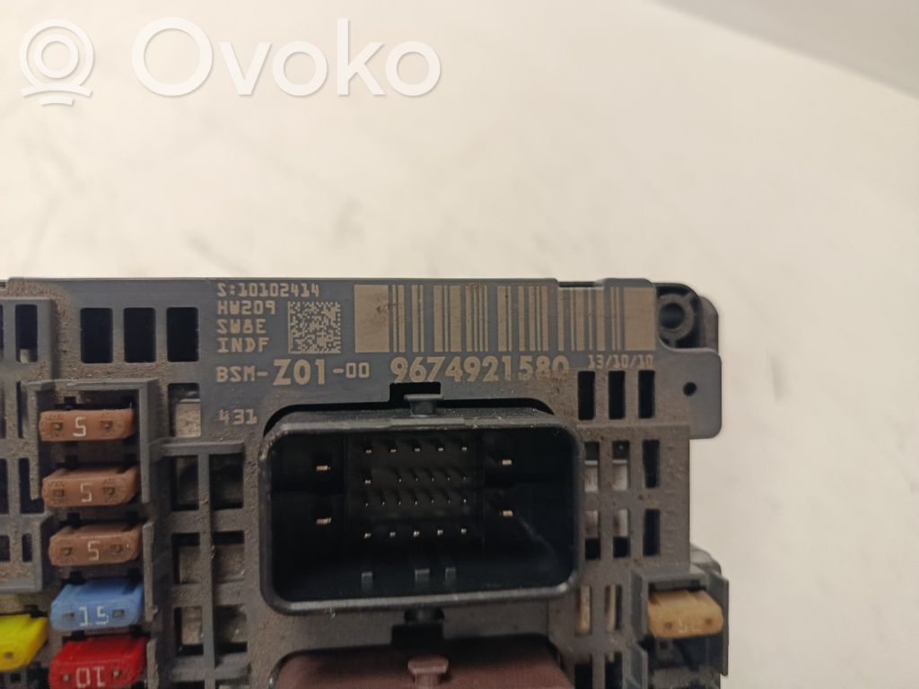 Citroen C4 II Katvealueen valvonnan ohjainlaite (BSM) 