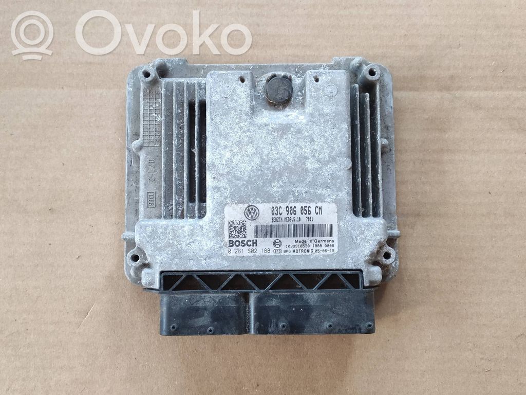 Engine control unit/module ECU   03C906056CM,1039S10530,S02188