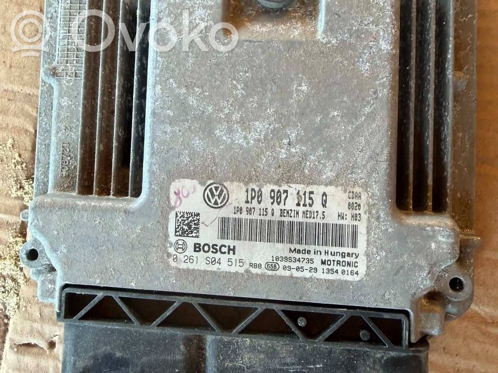 Engine control unit/module   1P0907115Q,0261S04515