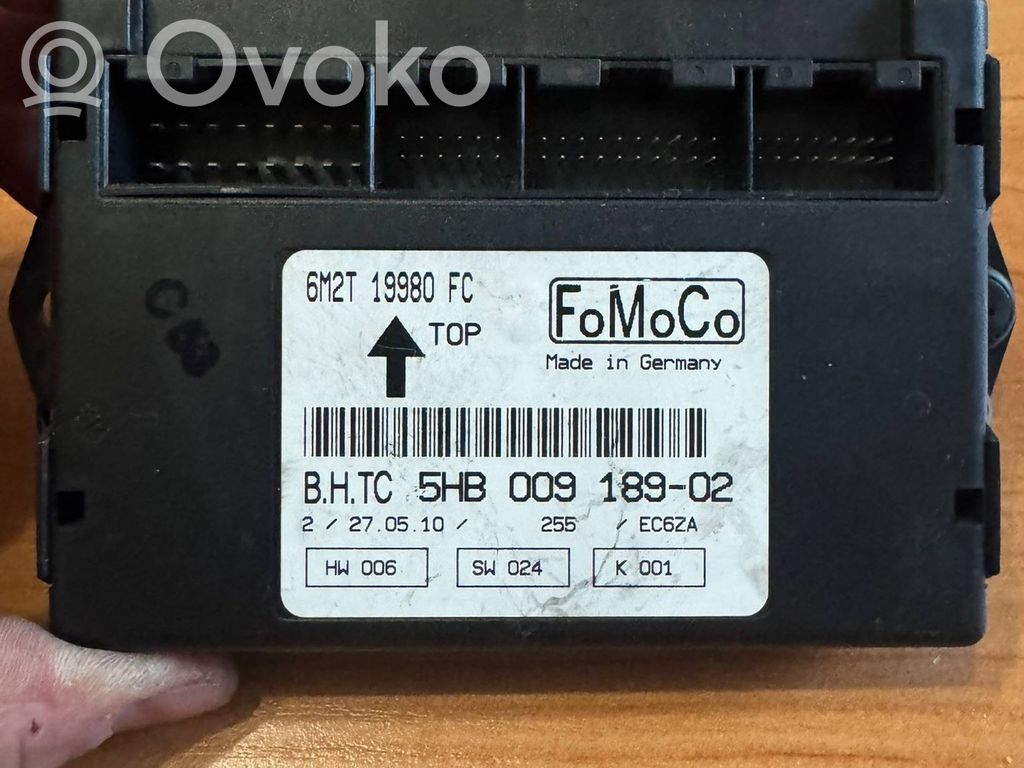 Other control units/modules   6M2T19980FC,5HB00918902