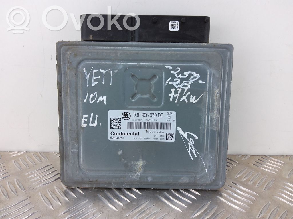 Skoda Yeti (5L) Sterownik / Moduł ECU 