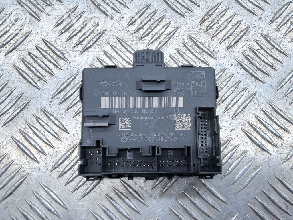 Unité de commande module de porte   5Q0959592K,5Q0959592F