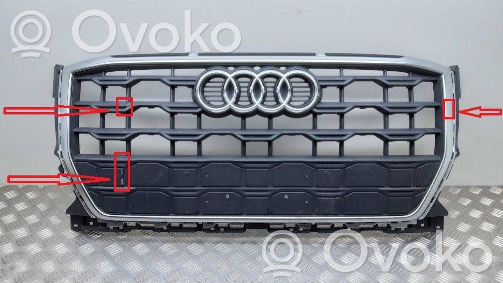 Audi Q2 - Etupuskurin ylempi jäähdytinsäleikkö 