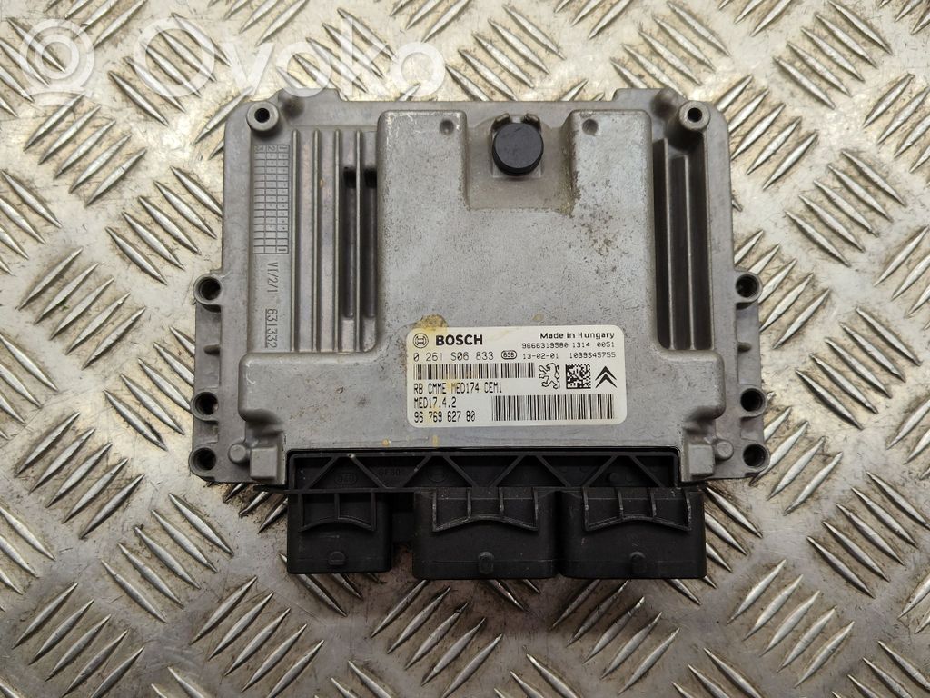Engine control unit/module   9666319580,0261S06833,9676962780