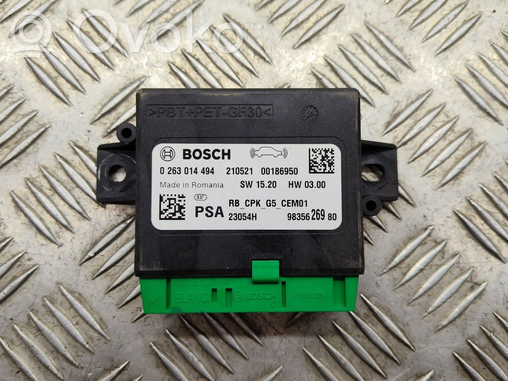 Peugeot 3008 II Parking PDC control unit/module 