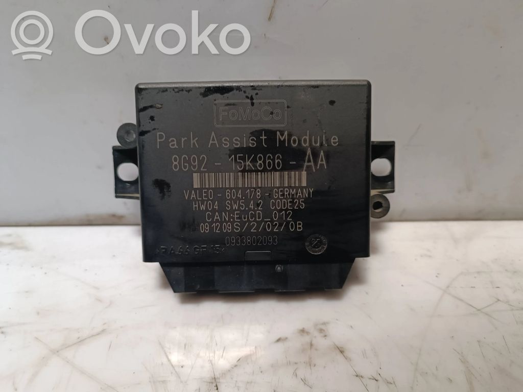 Sterownik / Moduł parkowania PDC   8G9215K866AA,0933802093,604178