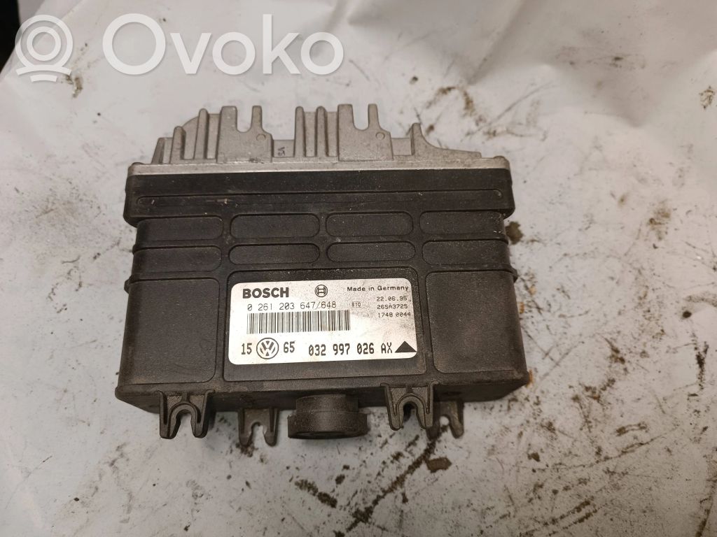 Engine control unit/module   032997026AX,0261203647