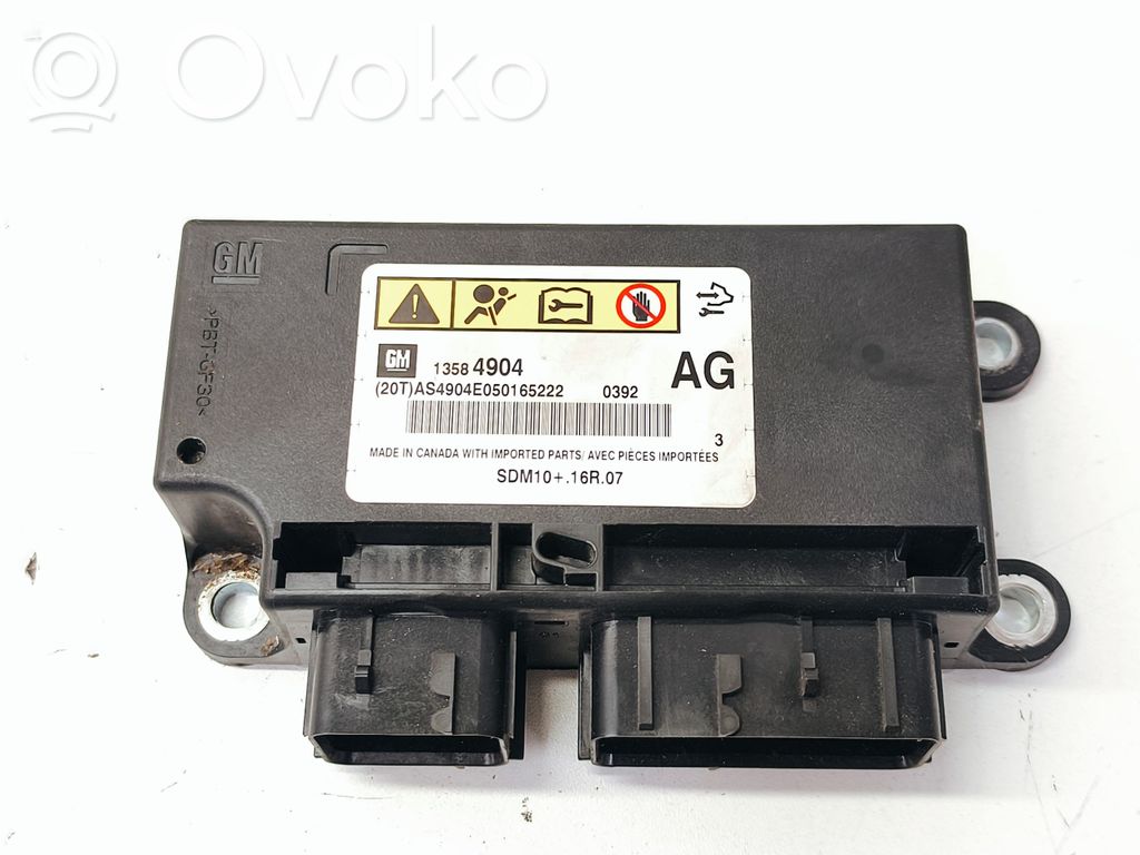Opel Ampera Airbag control unit/module 