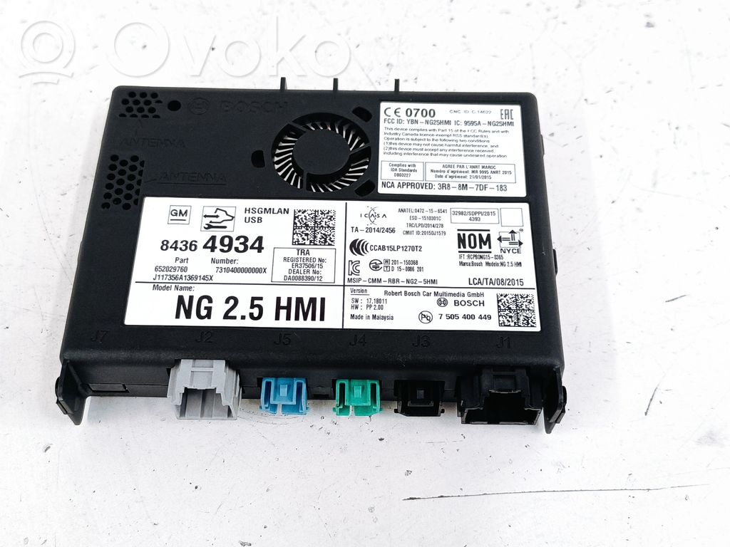 Buick Encore I GPS navigation control unit/module 