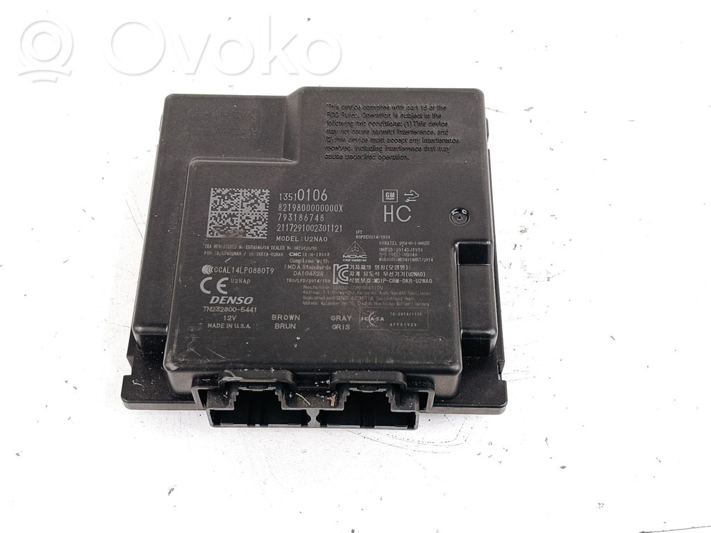 Buick Encore I Keyless (KESSY) go control unit/module 