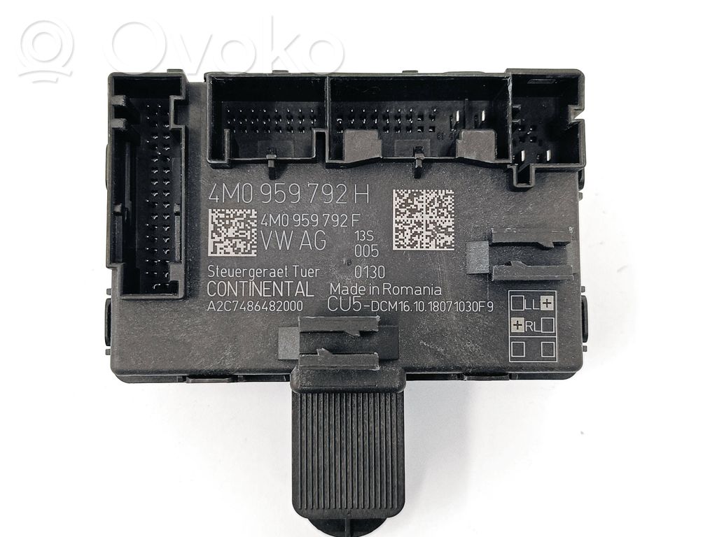 Audi Q7 4M Door control unit/module 