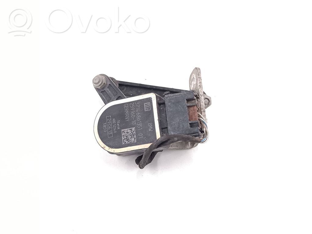BMW 5 F10 F11 Sensor de altura del nivel de la suspensión neumática trasera 