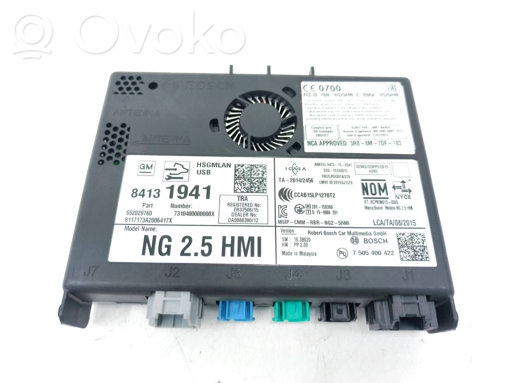 Buick Encore I GPS navigation control unit/module 