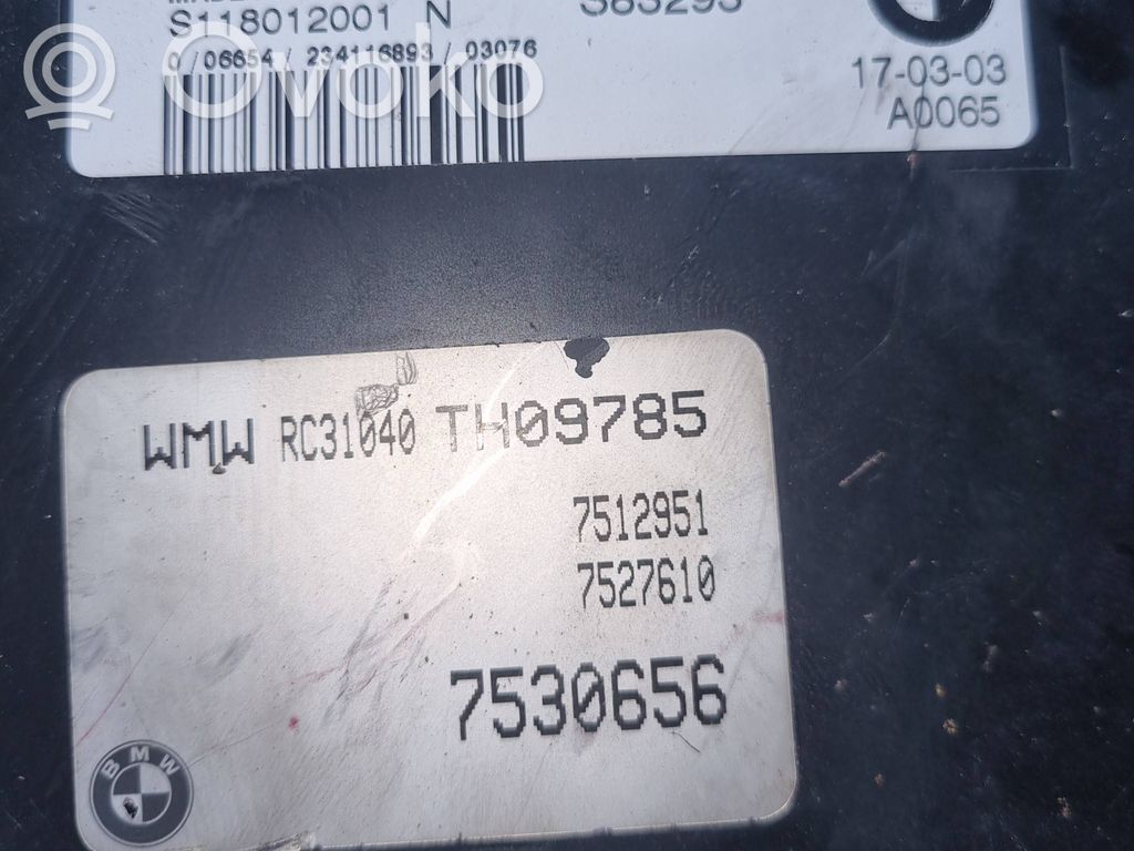Engine control unit/module   S118012001,7530656,7527610