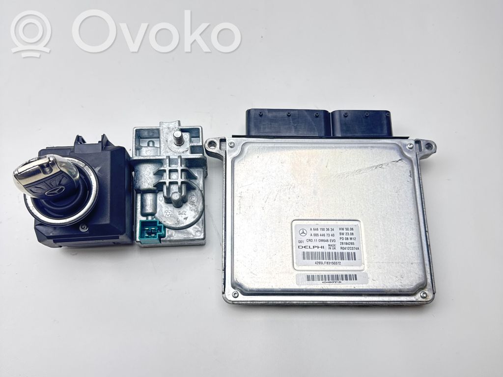 Mercedes-Benz C W204 Engine ECU kit and lock set 