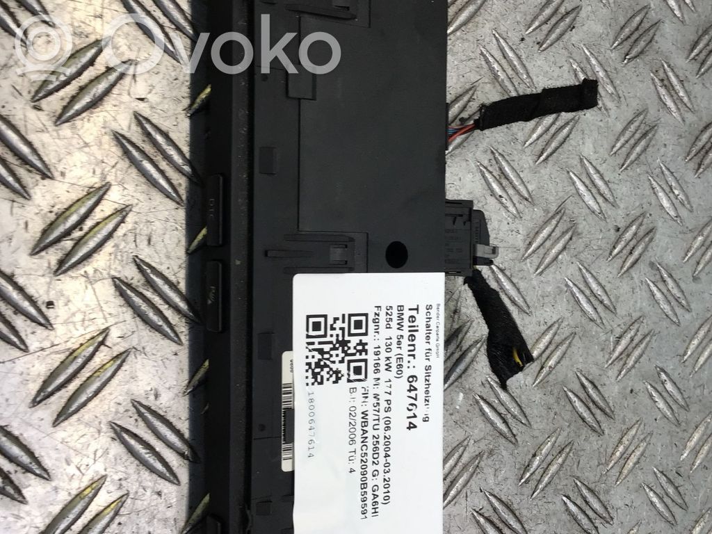 Seat heating switch   6985750
