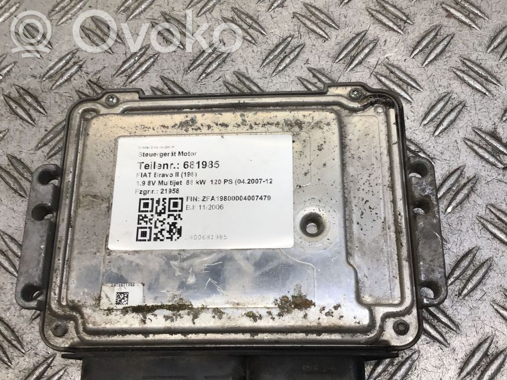 Fiat Bravo Engine control unit/module 