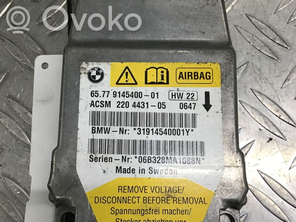 Unidad de control/módulo del Airbag   6577914540001