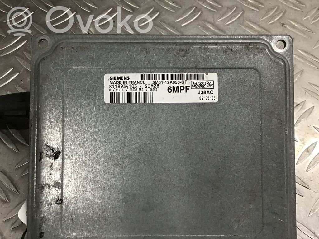 Unidad de control/módulo del motor   5M5112A650GF