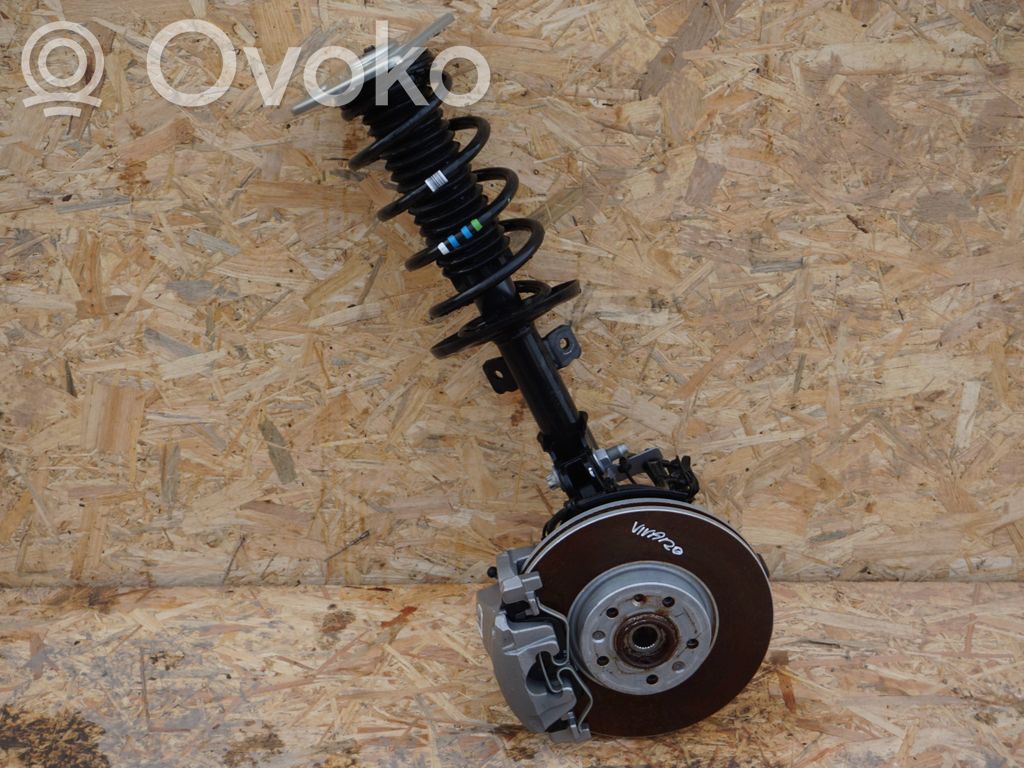 Front wheel hub spindle knuckle