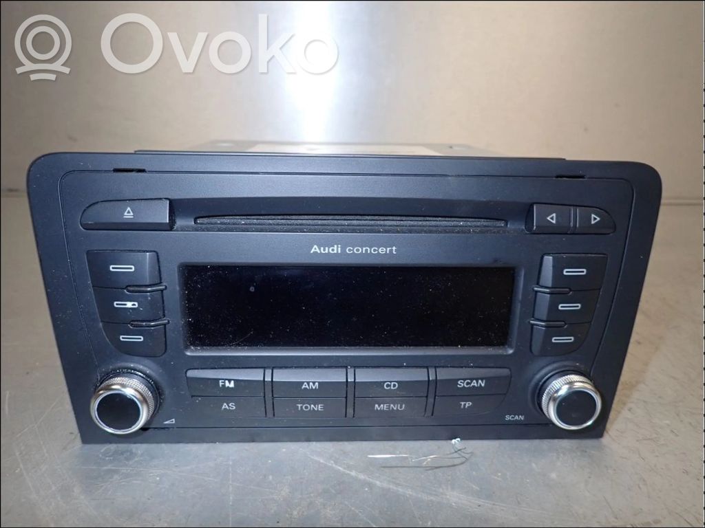 Audi A3 S3 8P Panel / Radioodtwarzacz CD/DVD/GPS 
