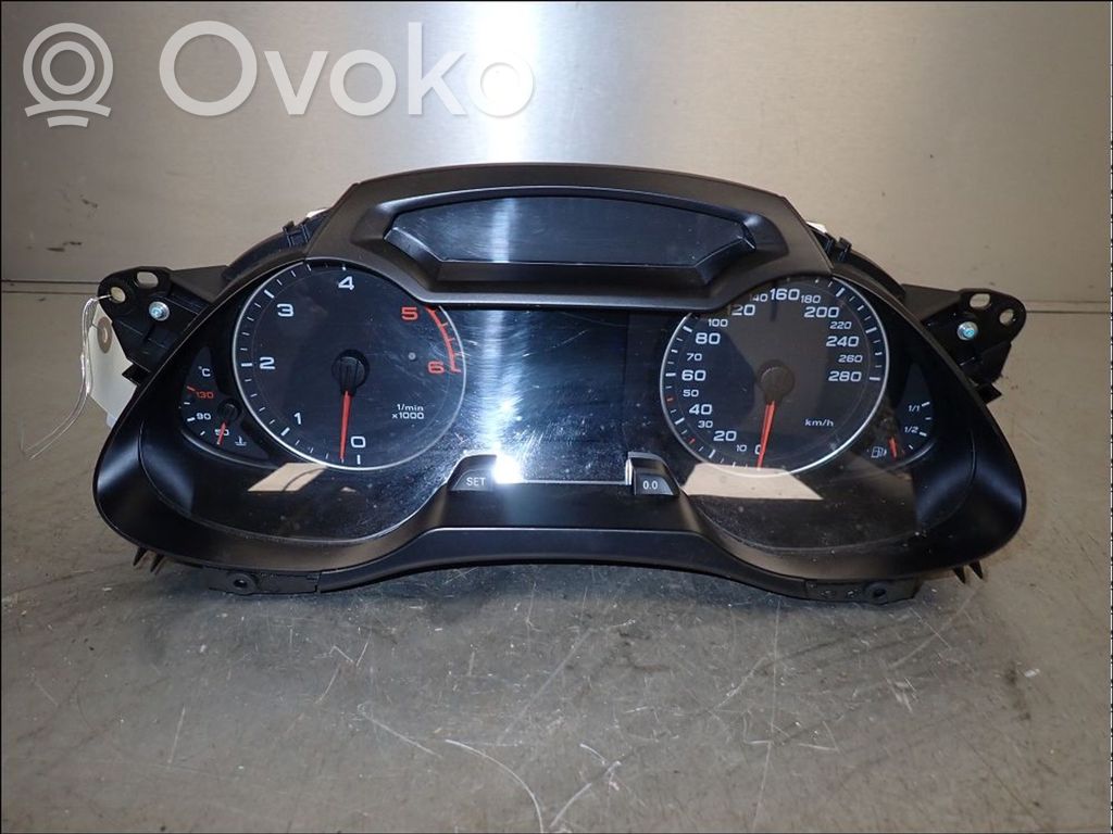 Audi A4 S4 B8 8K Nopeusmittari (mittaristo) 