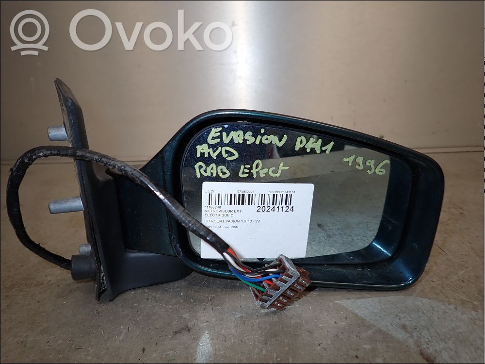 Citroen Evasion Espejo lateral eléctrico de la puerta delantera 