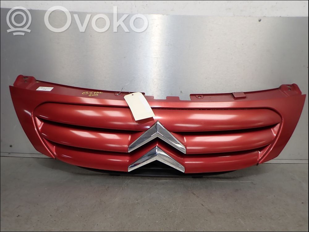 Citroen C3 Etupuskurin ylempi jäähdytinsäleikkö 