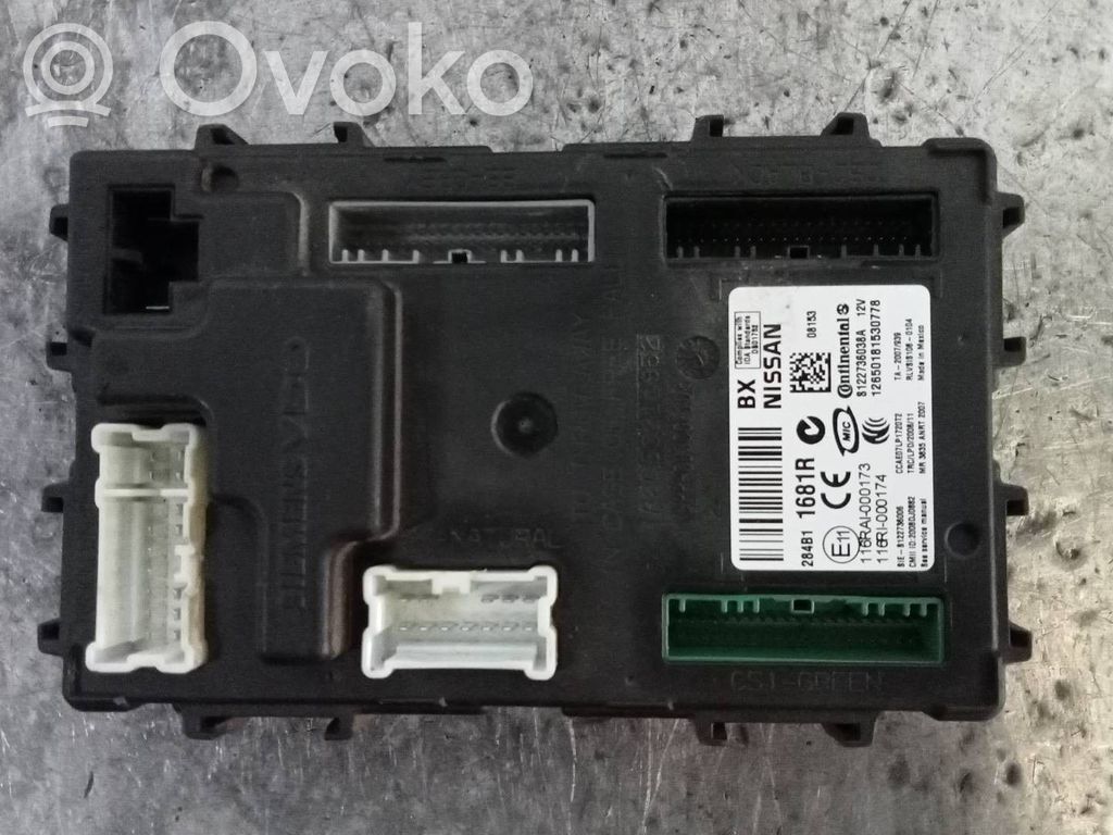 Autres unités de commande / modules   284B11681R,S122736038A
