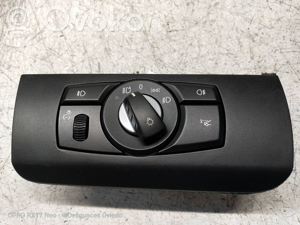 BMW X6 E71 Panel lighting control switch 