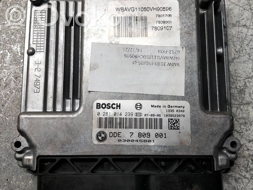 Engine control unit/module   0281014239,DDE7809001,030045801