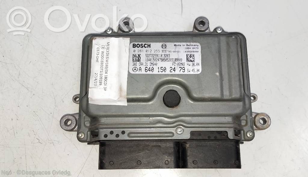 Engine control unit/module   0281012255,A6401502479