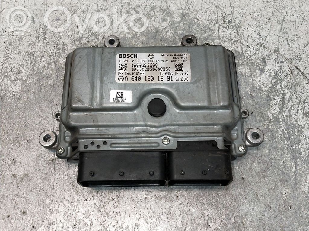 Engine control unit/module   0281013967,A6401501891