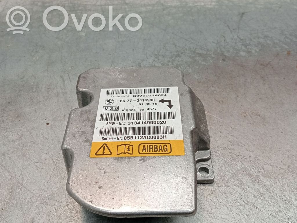 Module de contrôle airbag   G9V5D22A024,65773414990,313414990020