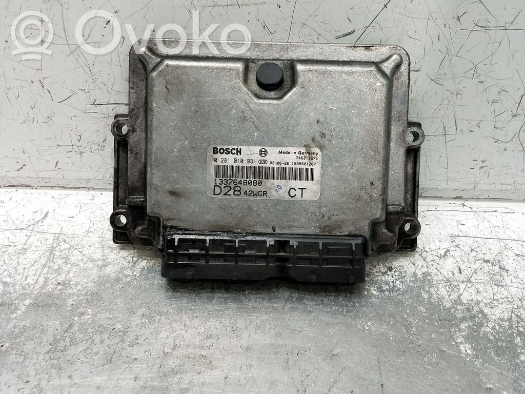 Fiat Ducato Engine control unit/module 