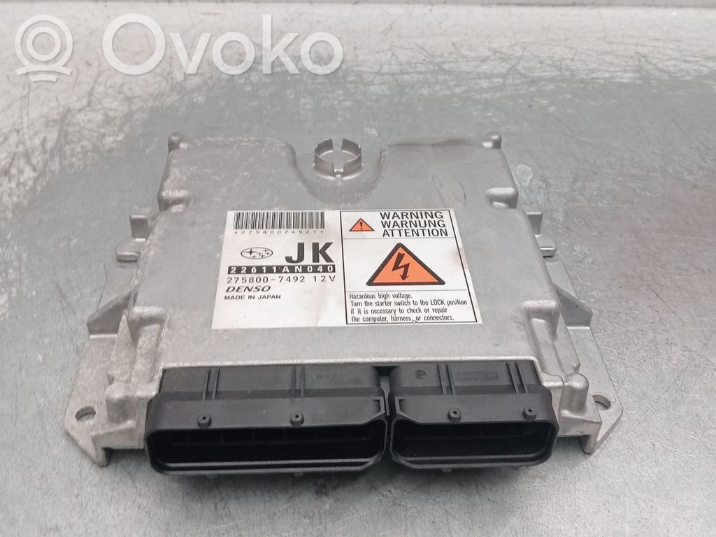 Engine control unit/module   2758007492,22611AN040