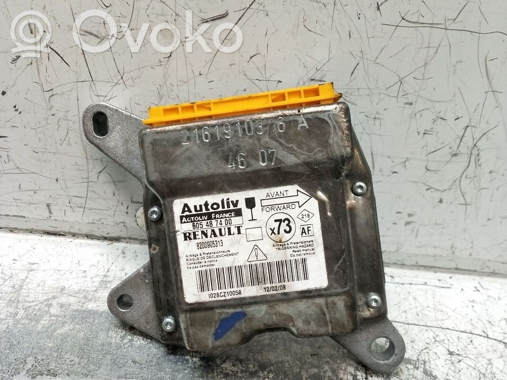 Airbag control unit/module   605487400,8200905313