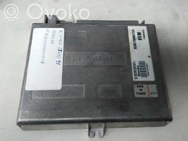 Unidad de control/módulo del motor   S100820101B,HOM7700851739,7700851633