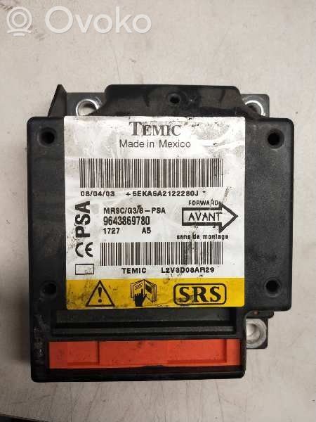Sterownik / Moduł Airbag   9643869780,L2V3D08AR29,1727A5