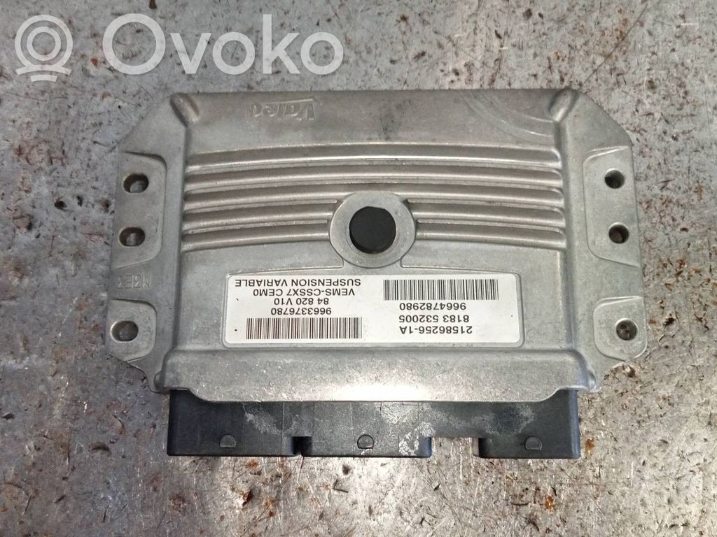 Suspension control unit/module   9664782980,9663376780,215862561A