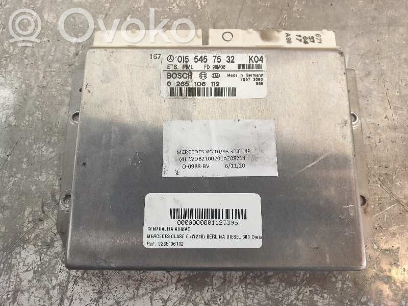 Mercedes-Benz E W210 Airbag control unit/module 